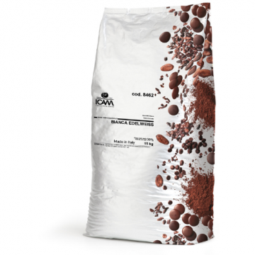 ICAM Edelweiss White Chocolate 15kg